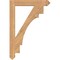 Ekena Millwork Merced Arts & Crafts Smooth Bracket, Western Red Cedar, 3 1/2"W x 26"D x 38"H BKT04X26X38MRC03SWR - alternate 3